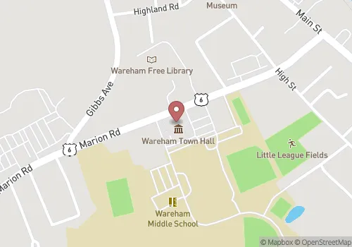 Wareham Town Clerk Map