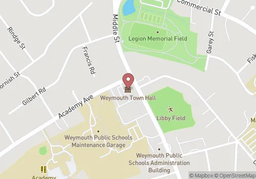 Weymouth Town Clerk Map