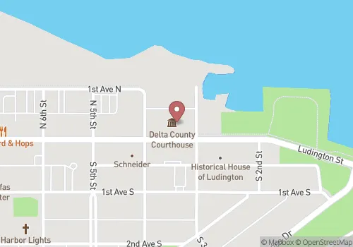 Delta County Vital Records Map