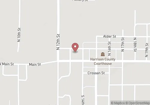 Harrison County Health Department Map