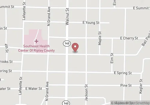Ripley County Public Health Center Map