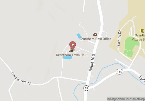 Grantham Town Clerk Map