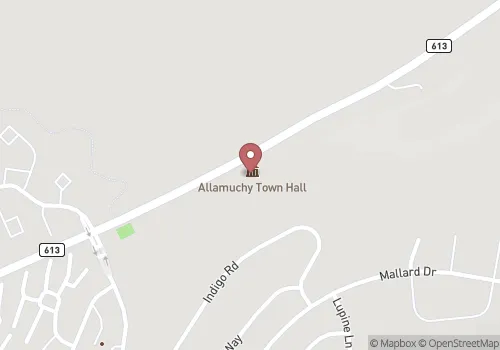 Allamuchy Township Registrar Map