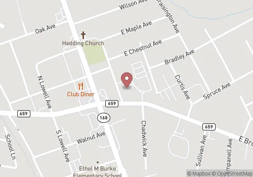Bellmawr Borough Registrar Map