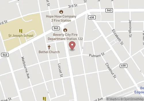 Beverly City Registrar Map