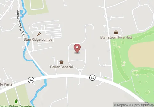 Blairstown Township Registrar Map