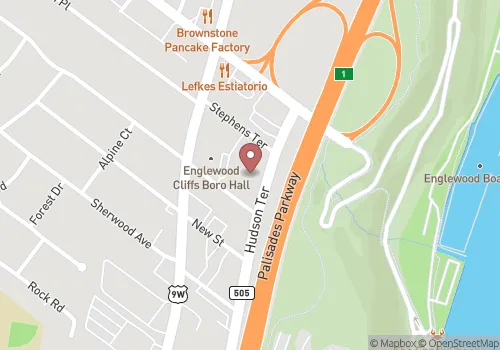 Englewood Cliffs Borough Registrar Map