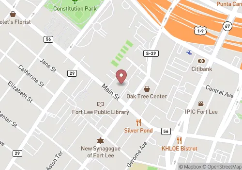 Fort Lee Borough Registrar Map