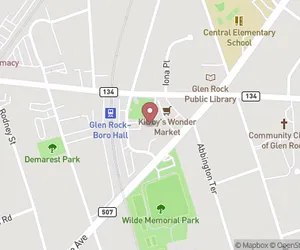 Glen Rock Borough Registrar Map