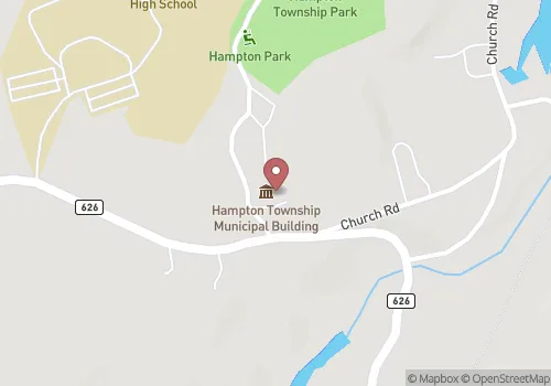 Hampton Township Registrar Map