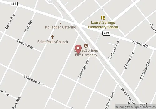 Laurel Springs Borough Registrar Map