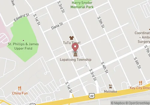 Lopatcong Township Registrar Map