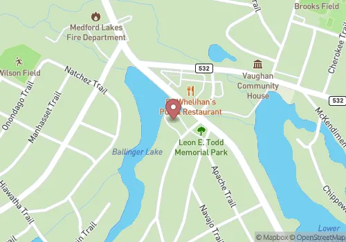 Medford Lakes Borough Registrar Map