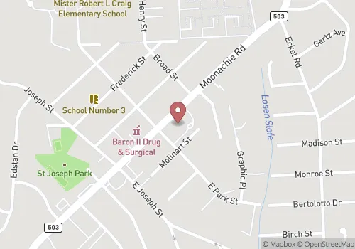 Moonachie Borough Registrar Map