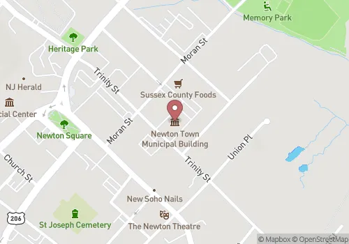 Newton Town Registrar Map