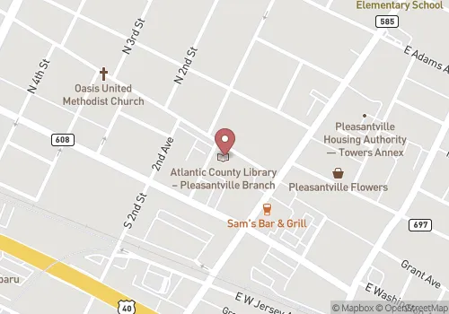 Pleasantville City Registrar Map