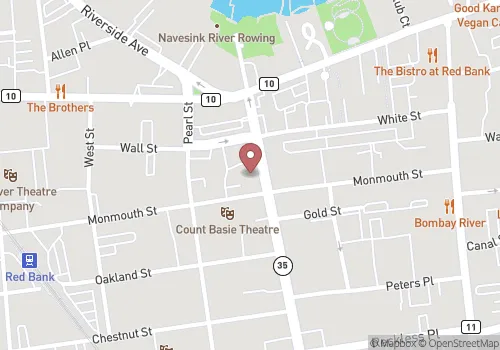 Red Bank Borough Registrar Map