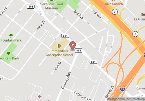 Secaucus Town Registrar Map