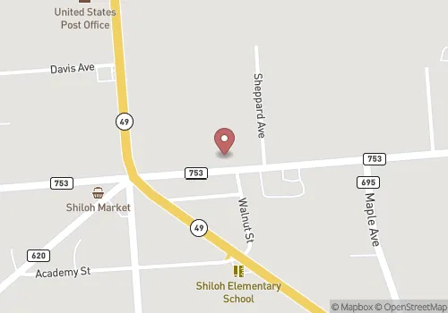 Shiloh Borough Registrar Map