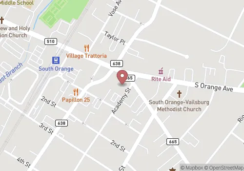 South Orange Village Towns Registrar Map