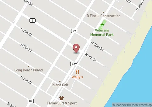 Surf City Borough Registrar Map