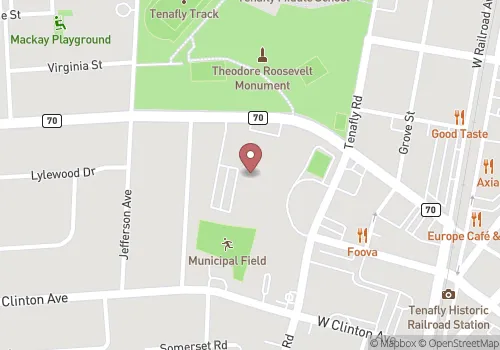 Tenafly Borough Registrar Map