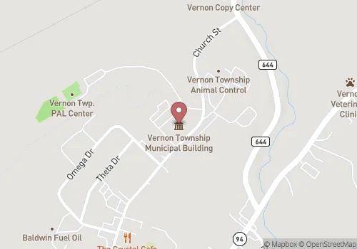 Vernon Township Registrar Map