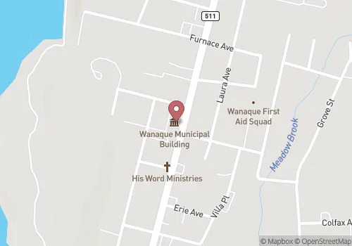 Wanaque Borough Registrar Map