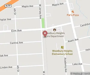 Woodbury Heights Borough Registrar Map