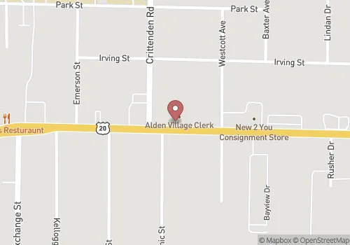 Village of Alden Clerk Map