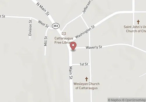 Village of Cattaraugus Clerk Map