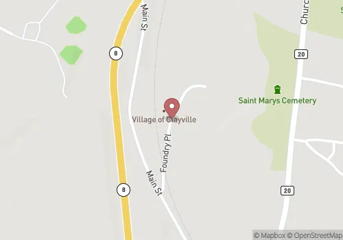 Village of Clayville Clerk Map