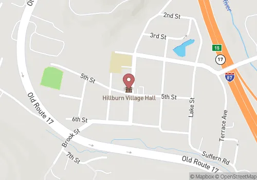 Village of Hillburn Clerk Map