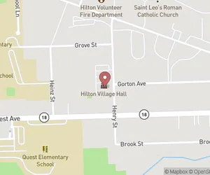 Village of Hilton Clerk Map