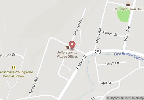 Village of Jeffersonville Clerk Map