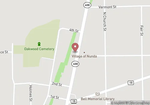 Village of Nunda Clerk Map