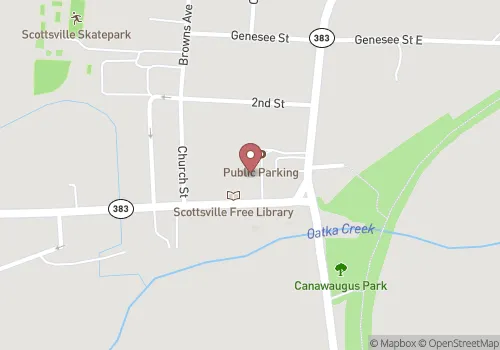 Village of Scottsville Clerk Map