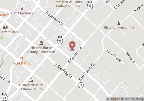 Burke County Register of Deeds Map