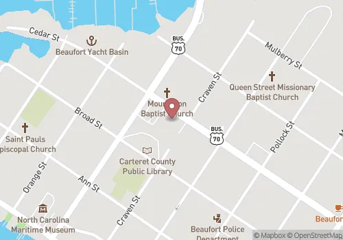 Carteret County Register of Deeds Map