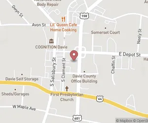 Davie County Register of Deeds Map