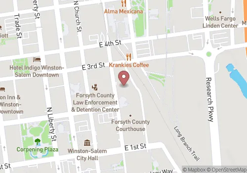Forsyth County Register of Deeds Map