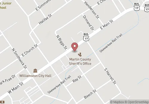 Martin County Register of Deeds Map