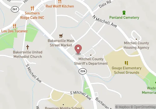 Mitchell County Register of Deeds Map