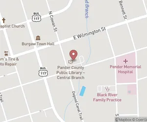 Pender County Register of Deeds Map