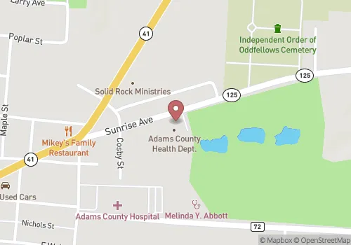 Adams County Health Department Map