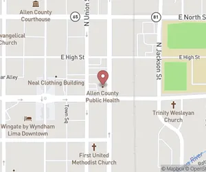 Allen County Public Health Map