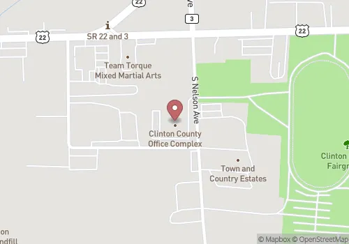 Clinton County Health District Map