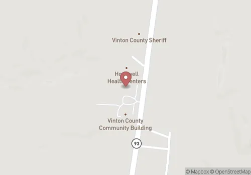 Vinton County Health Department Map