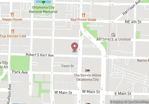 Oklahoma Vital Records Office Map