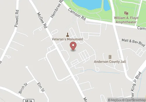 Anderson County Vital Records Map